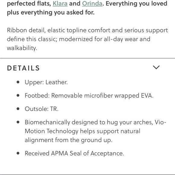 Vionic Caroll Black Napa Flat Size 10 SOLD OUT - Picture 7 of 9